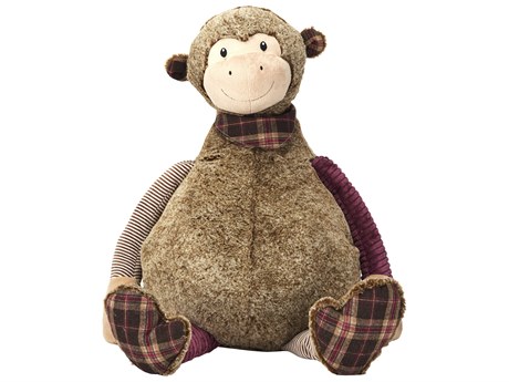 Nourison Mina Victory Plush Lines Monkey