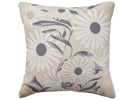 Nourison Mina Victory Aloha Beige 20" x 20" Pillow