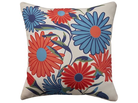 Nourison Mina Victory Aloha Ivory Mulitcolor 20" x 20" Pillow