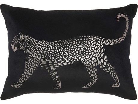 Nourison Sofia Black 14" x 20" Pillow