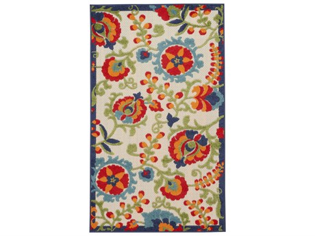 Nourison Aloha Bordered Area Rug
