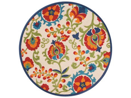 Nourison Aloha Bordered Area Rug