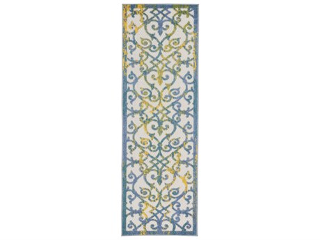 Nourison Aloha Damask Runner Area Rug