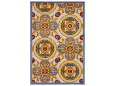 Nourison Aloha Bordered Area Rug