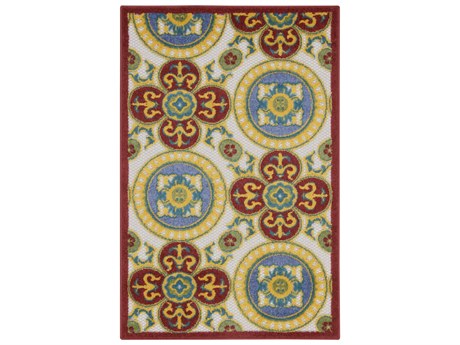 Nourison Aloha Bordered Area Rug
