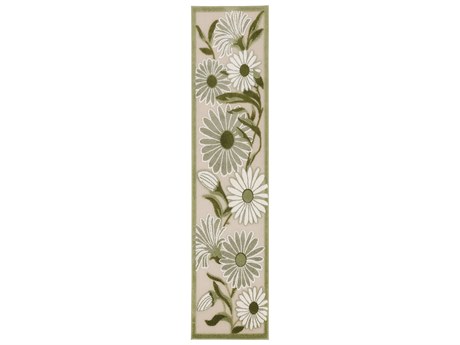 Nourison Aloha Bordered Runner Area Rug