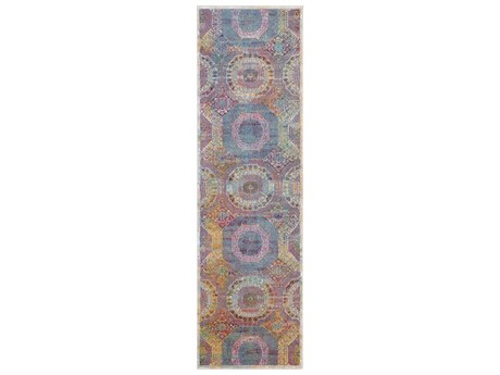 Nourison Ankara Global Geometric Runner Area Rug