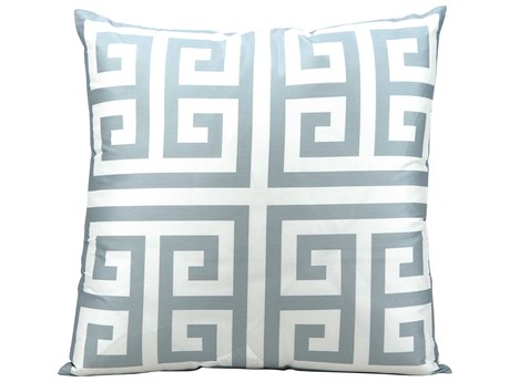 Nourison Outdoor Pillows Grey 20" x 20" Pillow