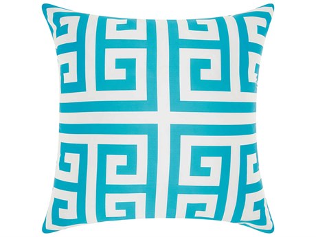 Nourison Outdoor Pillows Turquoise 20" x 20" Pillow