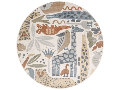 Nourison Astra Machine Washable Animal Prints Area Rug