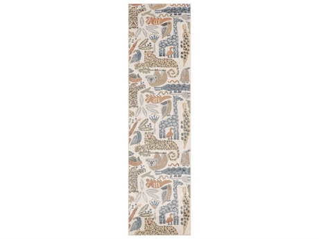 Nourison Astra Machine Washable Animal Prints Runner Area Rug