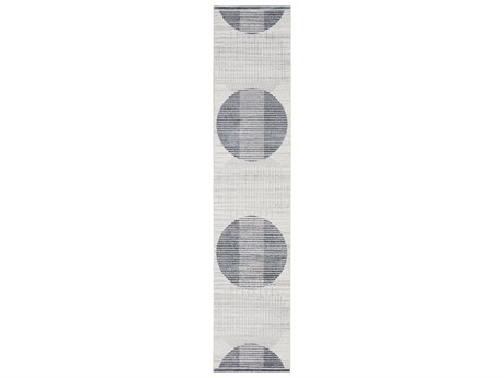 Nourison Astra Machine Washable Geometric Runner Area Rug