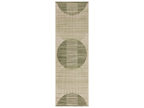 Nourison Astra Machine Washable Geometric Runner Area Rug