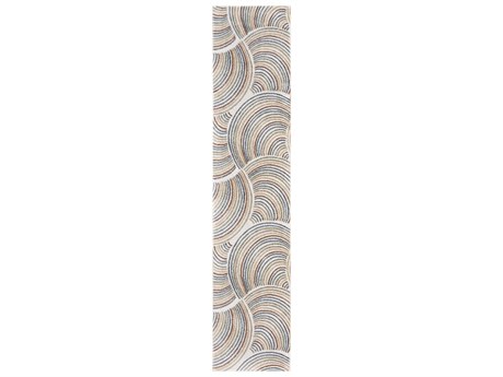 Nourison Astra Machine Washable Geometric Runner Area Rug