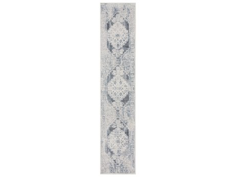 Nourison Astra Machine Washable Bordered Runner Area Rug