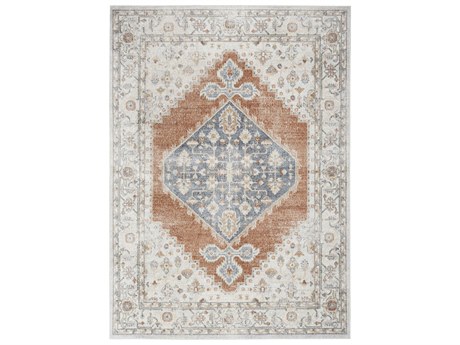 Nourison Astra Machine Washable Bordered Area Rug