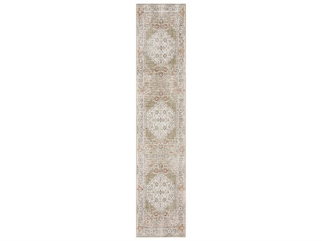 Nourison Astra Machine Washable Bordered Runner Area Rug