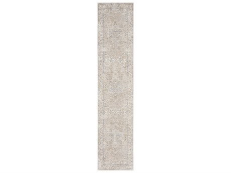 Nourison Astra Machine Washable Bordered Runner Area Rug