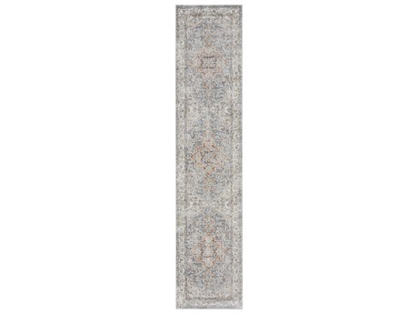 Nourison Astra Machine Washable Bordered Runner Area Rug