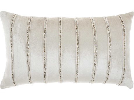 Nourison Sofia Beige Pillow