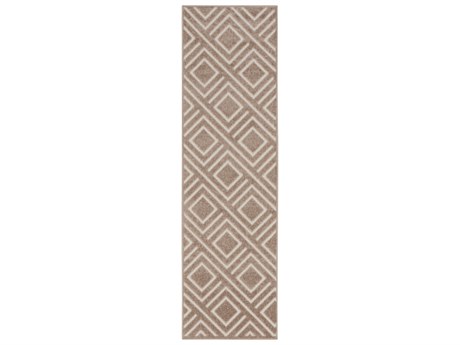Nourison Care Free Geometric Runner Area Rug