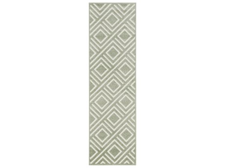 Nourison Care Free Geometric Runner Area Rug