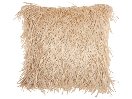 Nourison Shag Cream 20" x 20" Pillow