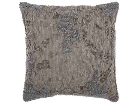 Nourison Luminescence Charcoal 18" x 18" Pillow