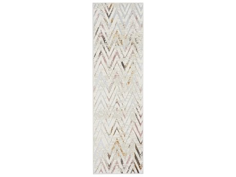 Nourison Glitz Chevron Runner Area Rug