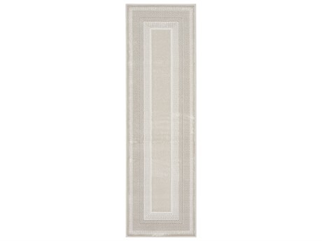 Nourison Glitz Bordered Runner Area Rug