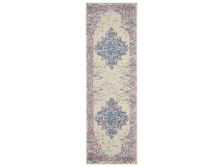 Nourison Grafix Bordered Runner Area Rug