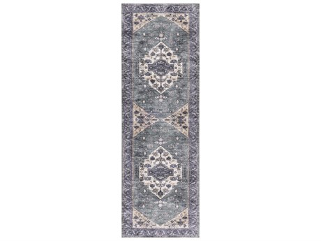 Nourison Grand Washables Bordered Runner Area Rug