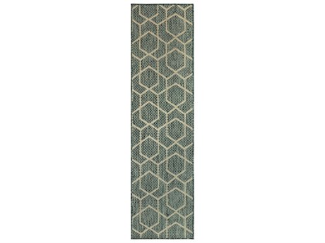 Nourison Horizon Geometric Runner Area Rug