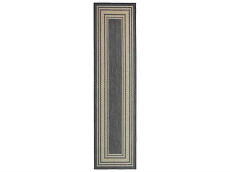 Nourison Horizon Bordered Runner Area Rug