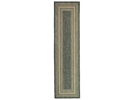 Nourison Horizon Bordered Runner Area Rug