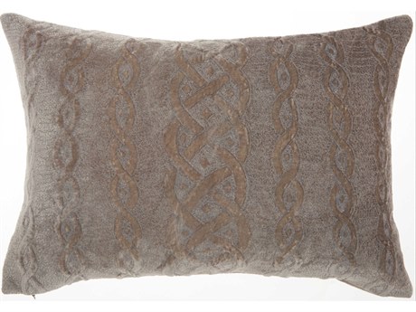 Nourison Life Styles Charcoal 14" x 20" Pillow