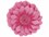 Nourison Sofia Hot Pink 14'' x 14'' Suedette Flower Pillow  NRL0374HOTPK