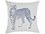 Nourison Outdoor Pillows Grey 20'' x 20'' Pillow  NRL3393GREY