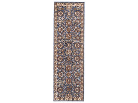 Nourison Lagos Bordered Runner Area Rug