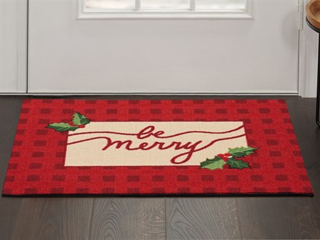 Nourison Light Enhance Xmas Rectangular Area Rug