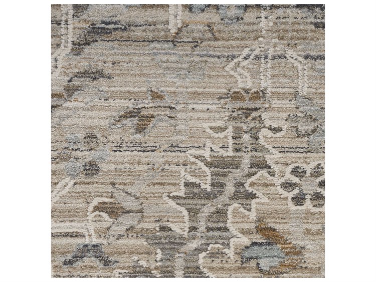 Nourison Lynx Bordered Area Rug | NRLNX02IVTAU