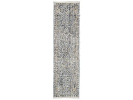 Nourison Lustrous Weave Bordered Runner Area Rug