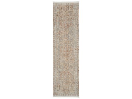 Nourison Lustrous Weave Bordered Runner Area Rug