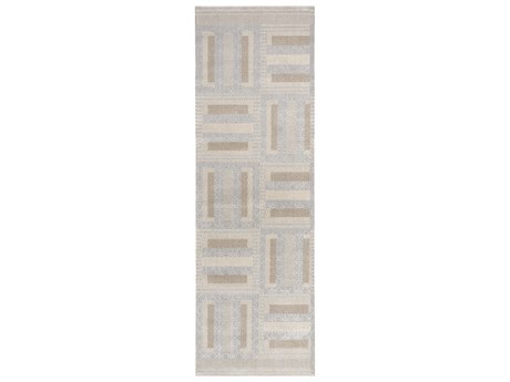 Nourison Nordic Geometric Runner Area Rug