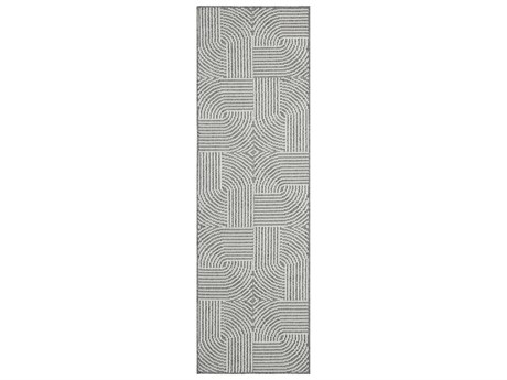 Nourison Natural Texture Abstract Runner Area Rug