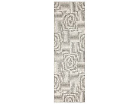 Nourison Natural Texture Abstract Runner Area Rug