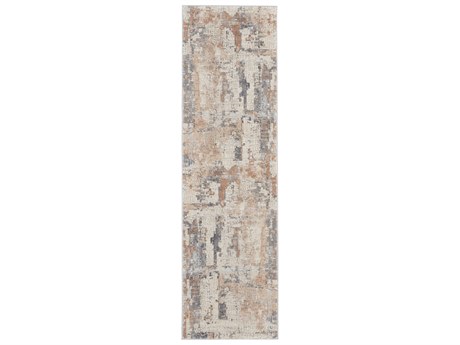Nourison Rustic Textures Abstract Runner Area Rug