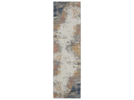 Nourison Rustic Textures Abstract Runner Area Rug