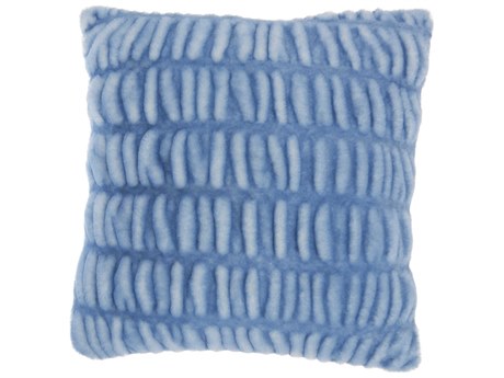 Nourison Faux Fur Ocean 20" x 20" Pillow