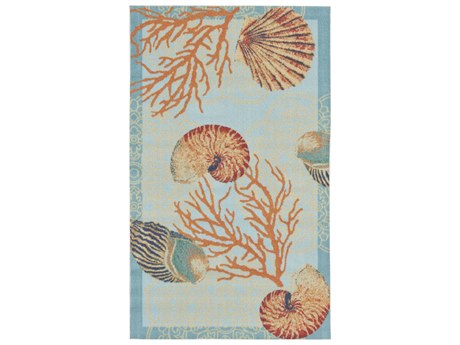 Nourison Wav01/sun & Shade Animal Print Area Rug